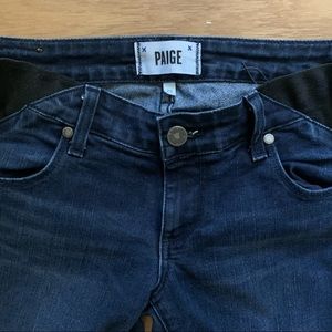 PAIGE Skyline Skinny Maternity Jeans Size 25